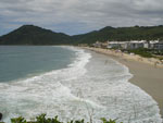 Uma bela vista da praia Brava/SC, num curso de Biologia Marinha, em maro de 2009