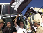 Fernandes chega fazendo festa no Scarpelli aps o time garantir a permanncia na Srie A em 2005