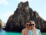Jos� Augusto e Vanessa Scheunemann, de Blumenau, em Fernando de Noronha (Pernambuco) -  Agosto de 2009
