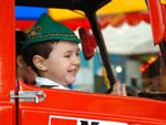 Crianas se divertem na Oktoberfest
