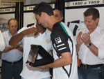 As palavras do volante Jeovnio, melhor amigo de Fernandes no futebol, emocionaram o camisa 300 do Figueira