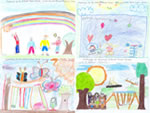 Lucas Carvalho Tomasel Pagliarini - 7 anos  Gianny Cristielle Borba Lucas - 8 anos  Jennifer Azevedo dos Santos - 8 anos  Matheus Falkoski