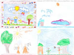 Victria Grillo da Silva - 10 anos  Juliano dos Santos Ramos - 7 anos  Igor Ortiz Marques - 7 anos  Manoella Viegas Mulet - 6 anos 