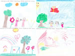Rafaela Karpuk Vieira - 8 anos  Rafaela da Rosa Nunes - 8 anos  Thanani Baptista dos Santos - 8 anos  Thauana Ortiz - 6 anos