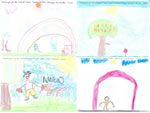 Nicolas Rodrigues dos Santos - 7 anos  Gustavo Rangel Calistro - 8 anos  Adrian Ortiz - 8 anos  Leonardo Luiz Gheno - 6 anos