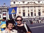 Isolda Achterberg Carstens, de Curitiba, e An�lia Gehrke, de Blumenau, em Roma (It�lia) -  Junho de 2009