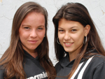 Mara Rodrigues e Melissa Eger