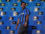Pblico pequeno no Olmpico para conferir Grmio e Ava