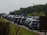 Os motoristas no devem reduzir a velocidade no trecho para no dificultar o trnsito, alerta a Concepa