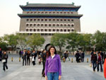 Mrcia Moser, de Gaspar, em Pequim (China) - Outubro de 2009