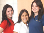 Luiza Sebben, Madrieli Gazzoni e Aniesa Pavan