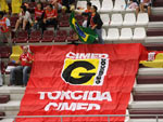 Torcida da Cimed presente at no Catar