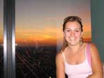 &quot;Setembro de 2005, no alto do Sears Tower. Aproveite pra subir ao cair da tarde e ver a cidade j iluminada esperando o anoitecer&quot;
