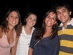 Mariana, Cludia, Mayra e Gabriel