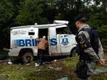 Ladres roubam carro-forte em Caxias do Sul 