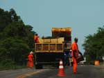 Daer est realizando uma operao tapa-buracos nos trechos mais crticos da rodovia