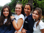 Grace Soares, Bianca Meussr, Tamara Cabral e Elaine Correa