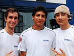 Eduardo Ruczkowsky, Pablo Montia e Denilson Sogoy