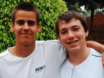 Felipe Fuchs e Alison Arthur