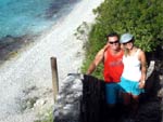 S�rgio e Fabiana Brackmann, de Blumenau, em Bonaire (Antilhas Holandesas) -  Janeiro de 2007