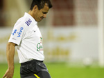 O tcnico Dunga comandou na tarde desta segunda-feira o ltimo treino do Brasil antes do amistoso contra Om