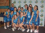 Basquete feminino do Dohms 