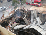 Fogo destruiu a boate Amadeus