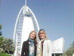 Rosana Steinert e Marli Boehringer, de Blumenau, em Dubai (Emirados rabes) - Novembro de 2009