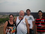 Ivoni Maria Lucas Conti, Nilton Conti, Bruno Conti e Nilton Conti J�nior, de Gaspar, em Foz do Igua�u (Paran�) - Abril de 2009