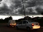 Temporal chegando em Brusque