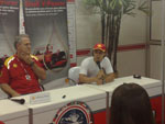 Massa com um engenheiro da Shell