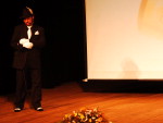 Durante a premiao, atores fizeram intervenes teatrais