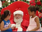 Papai Noel no shopping de Balnerio Cambori.