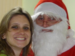 Nesta ocasio minha namorada Robianca e eu trabalhavamos no Instituto Pestalozzi de Canoas, ela me convidou para ser Papai Noel para as crianas que eram atendidas na Ong e na Clinica, foi a maior alegria, minha e da crianada, que apesar de me conhecerem no desconfiaram de nada