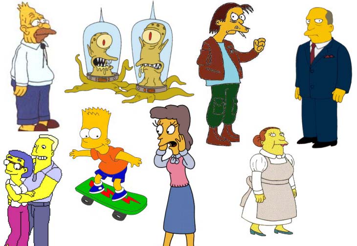 Os principais personagens de Os Simpsons Foto 1 Galeria de Fotos
