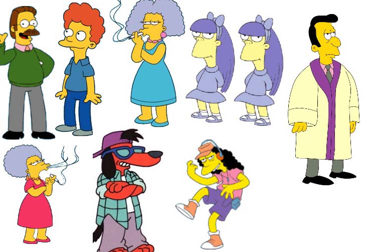 Os principais personagens de Os Simpsons Foto 1 Galeria de Fotos