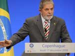 Em Copenhague para a 15 conferncia climtica patrocinada pela Organizao das Naes Unidas (ONU), o presidente Luiz Incio Lula da Silva rechaou a verso de que o Brasil pretenderia vender a Amaznia