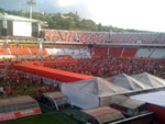 Na foto, o pblico na espera do primeiro show da noite, de Faf de Belem