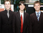 Maurcio Zugno, Matheus Brezolin e Leonardo Simoni
