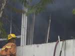 O incndio destruiu todo o segundo pavimento e parte do terceiro andar do prdio