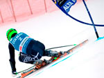 Ser que d? Na Copa do Mundo de Esqui, disputada na Itlia, o americano Ted Ligety se prepara para driblar mais um obstculo