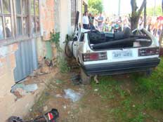 No momento em que foi atendido, o motorista não soube explicar as circunstâncias do acidente - Graer/Divulgação No momento em que foi atendido, o motorista não soube explicar as circunstâncias do acidente - Graer/Divulgação
