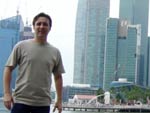 Gustavo Debona, de Timb�, em Cingapura - Novembro de 2009