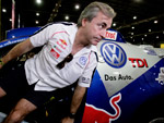 Piloto Carlos Sainz da Volkswagen
