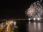 Rveillon na avenida Beira-Mar Norte, em Florianpolis