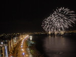 Rveillon na avenida Beira-Mar Norte, em Florianpolis