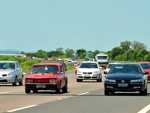 O pico do movimento na Freeway comeou por volta das 15h e deve durar o dia todo