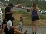 Em Santa Catarina, turistas esperam a diminuio do congestionamento na BR-101