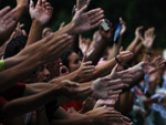 Galera na vibe do Chimarruts no Planeta RS 2008  