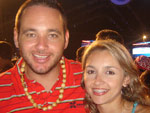 Dany e Dayane Borsatto no show do Charlie Brown Jr, no Planeta SC 2009 